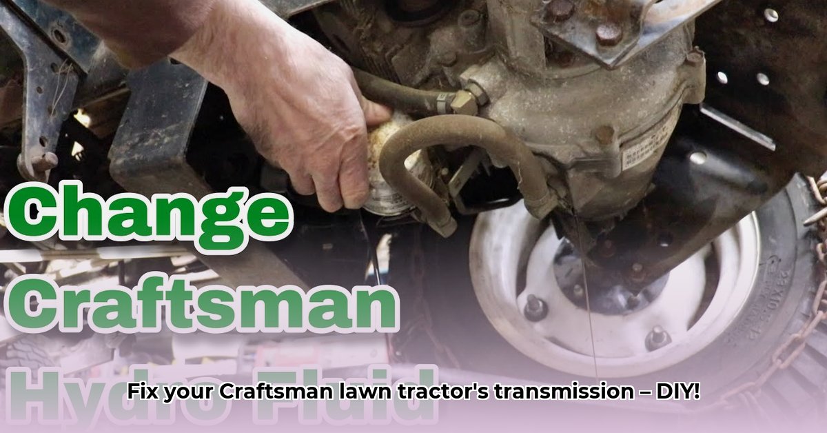 craftsman-lawn-tractor-transmission-fluid